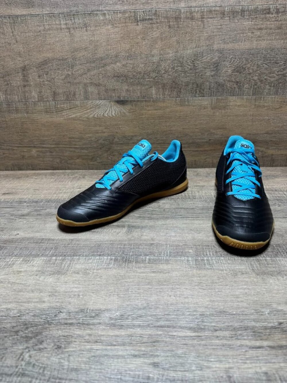 Adidas Predator Black/Blue Athletic Shoes Men's Size 13